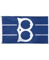 Wincraft Brooklyn Dodgers 3' X 5' Cooperstown Collection One-sided Flag In Transparent