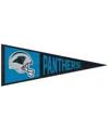 Wincraft Carolina Panthers 13" X 32" Retro Logo Pennant In Blue