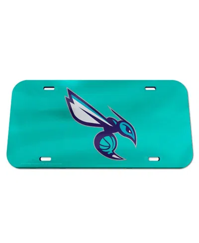 Wincraft Charlotte Hornets Logo Crystal Mirror License Plate In No Color