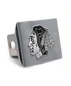 Wincraft Chicago Blackhawks Premium Metal Chrome Hitch Cover In Gray
