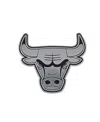 Wincraft Chicago Bulls Team Chrome Car Emblem In Gray