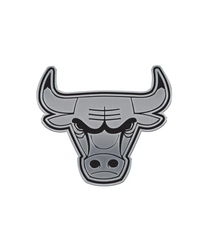 Wincraft Chicago Bulls Team Chrome Car Emblem In Gray