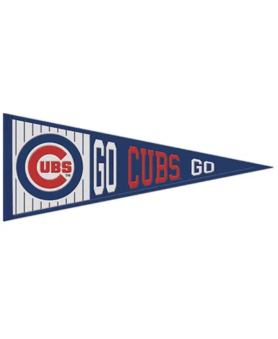 Wincraft Chicago Cubs 13" X 32" Slogan Pennant In Navy