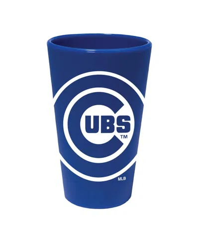 Wincraft Chicago Cubs 16oz. Team Color Silicone Pint Glass In No Color