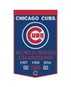 Wincraft Chicago Cubs 24" X 38" Championship Banner In Multi