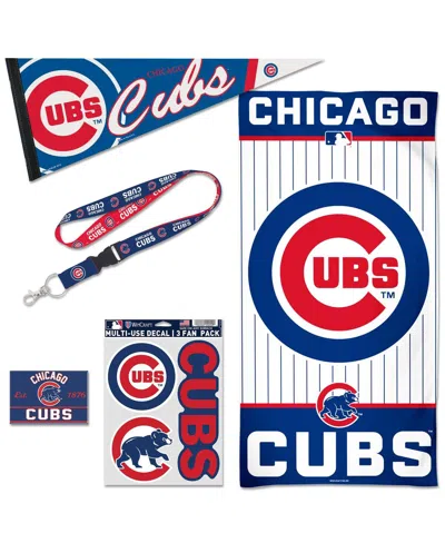 Wincraft Chicago Cubs House Fan Accessories Pack In Blue