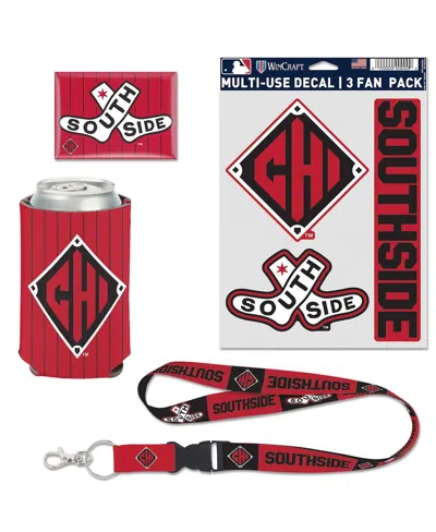 Wincraft Chicago White Sox 2025 City Connect Four-piece Fan Pack In Red