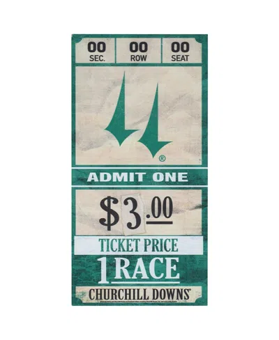 Wincraft Churchill Downs 6'' X 12'' Ticket Wood Sign