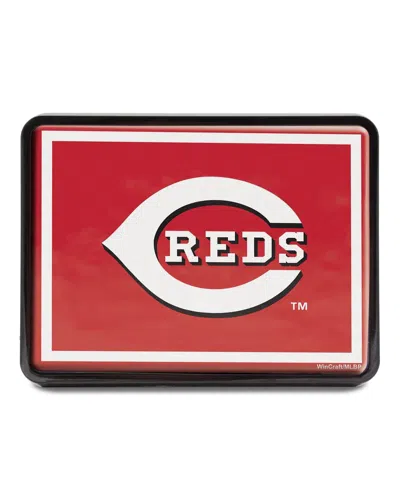 Wincraft Cincinnati Reds Universal Rectangle Hitch Cover In Multi