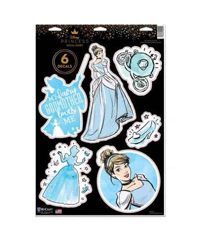 Wincraft Cinderella Disney Princess 11" X 17" Multi-use Decal Sheet In No Color
