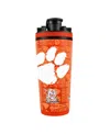 Wincraft Clemson Tigers 26oz. 4d Stainless Steel Ice Shaker Bottle In No Color