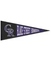 Wincraft Colorado Rockies 13" X 32" Slogan Pennant In Navy