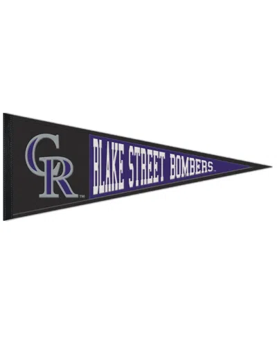 Wincraft Colorado Rockies 13" X 32" Slogan Pennant In Navy
