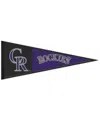Wincraft Colorado Rockies 13" X 32" Wool Primary Logo Pennant In Navy