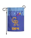 Wincraft Colorado Rockies 2025 City Connect 12" X 18" Double-sided Garden Flag