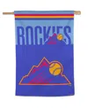 Wincraft Colorado Rockies 2025 City Connect 28" X 40" Single-sided Vertical Banner In Transparent