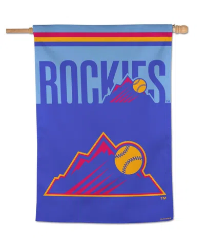 Wincraft Colorado Rockies 2025 City Connect 28" X 40" Single-sided Vertical Banner In Transparent
