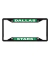 Wincraft Dallas Stars Chrome Colored License Plate Frame In Black