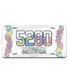 Wincraft Denver Nuggets 2024/25 City Edition Laser-cut Acrylic License Plate In Transparent