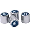 Wincraft Detroit Tigers 4-pack Valve Stem Covers In Silver-tone