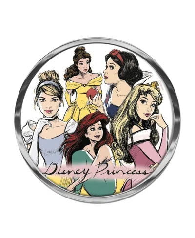 Wincraft Disney Princesses Round Chrome Auto Emblem In Multi