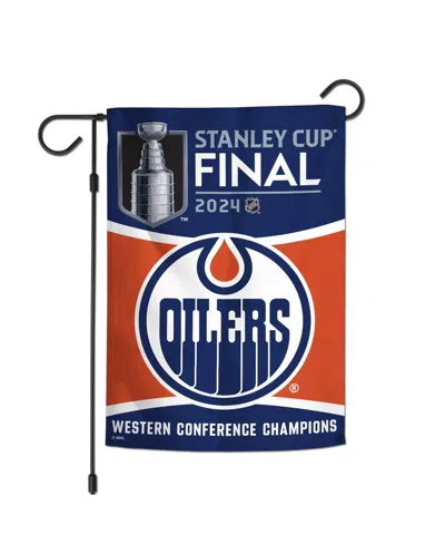 Wincraft Edmonton Oilers 2024 Western Conference Champions 12" X 18" Double-sided Garden Flag In No Color