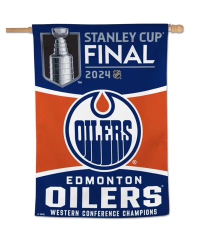 Wincraft Edmonton Oilers 2024 Western Conference Champions 28" X 40" Single-sided Vertical Banner In No Color