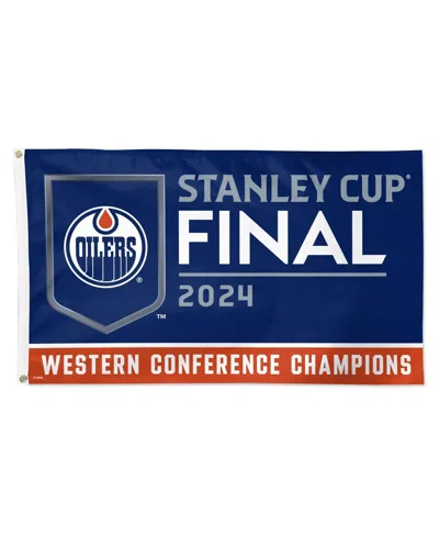 Wincraft Edmonton Oilers 2024 Western Conference Champions 3' X 5' Single-sided Deluxe Flag In No Color