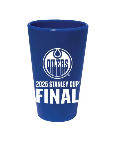 Wincraft Edmonton Oilers 2025 Stanley Cup Final 16oz. Silicone Pint Glass In Transparent
