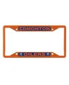 WINCRAFT EDMONTON OILERS CHROME COLOR LICENSE PLATE FRAME