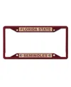 Wincraft Florida State Seminoles Chrome Color License Plate Frame In Red
