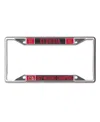 Wincraft Georgia Bulldogs College Football Playoff 2022 National Champions Laser Cut Metal License Plate Fram In Red,silver -tone