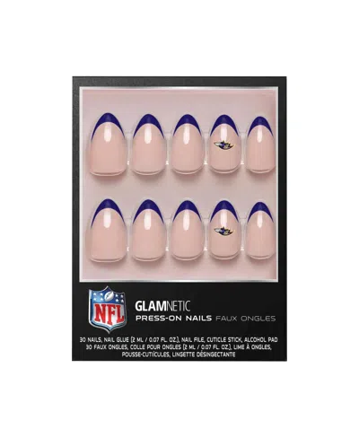 Wincraft Glamnetic X Baltimore Ravens Nail Kit In Transparent