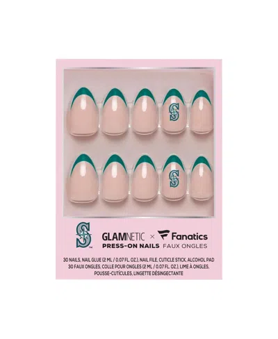 Wincraft Glamnetic X Fanatics Seattle Mariners Nail Kit In Transparent