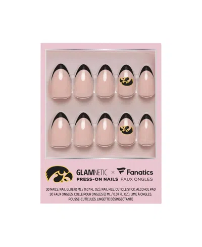 Wincraft Glamnetic X Iowa Hawkeyes Nail Kit In Pink