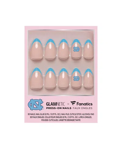 Wincraft Glamnetic X North Carolina Tar Heels Nail Kit In Pink