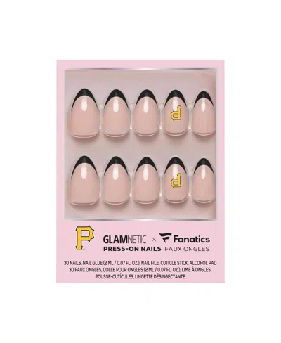 Wincraft Glamnetic X Pittsburgh Pirates Nail Kit In Pink