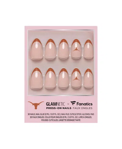 Wincraft Glamnetic X Texas Longhorns Nail Kit In Pink