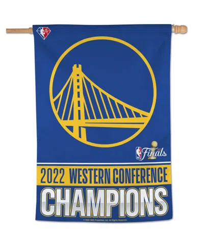 Wincraft Golden State Warriors 2022 Western Conference Champions 28'' X 40'' Single-sided Vertical Banner In Blue
