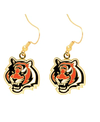 Wincraft Gold-tone Cincinnati Bengals Logo Dangle Earrings