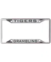 Wincraft Grambling Tigers Printed Metal License Plate Frame In Gray