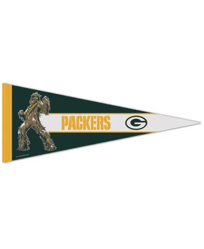 Wincraft Green Bay Packers Disney X Nfl Chewbacca 12" X 30" Premium Pennant In Multi