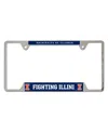 Wincraft Illinois Fighting Illini Metal License Plate Frame In Gray