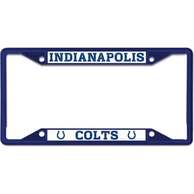 Wincraft Indianapolis Colts Chrome Color License Plate Frame In Blue