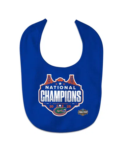 Wincraft Infant Florida Gators 2025 Ncaa Men's Basketball National Champions All Pro Baby Bib In Transparent