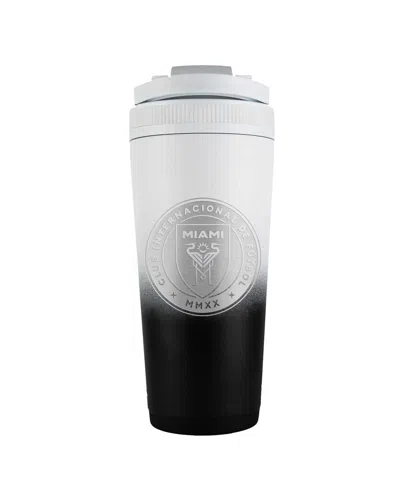Wincraft Inter Miami Cf 26oz. Ombre Stainless Steel Ice Shaker Blender Bottle In Transparent