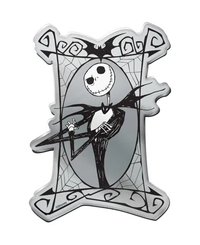 Wincraft Jack Skellington The Nightmare Before Christmas Acrylic Auto Emblem In Gray,black