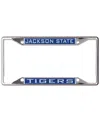 Wincraft Jackson State Tigers Printed Metal License Plate Frame In Gray