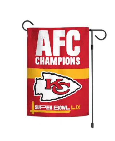 Wincraft Kansas City Chiefs 2024 Afc Champions 12'' X 18'' Double-sided Garden Flag In No Color