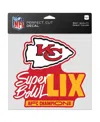 Wincraft Kansas City Chiefs 2024 Afc Champions 8" X 8" Perfect Cut Decal In No Color